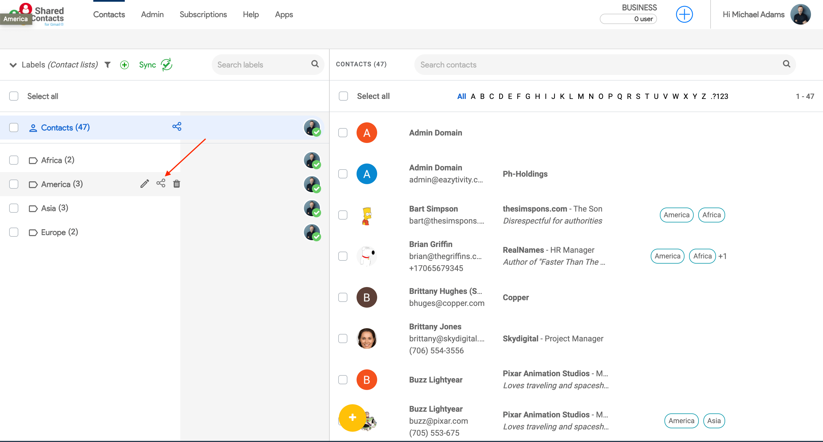 Hoe deel je een bestaand label met je team?
