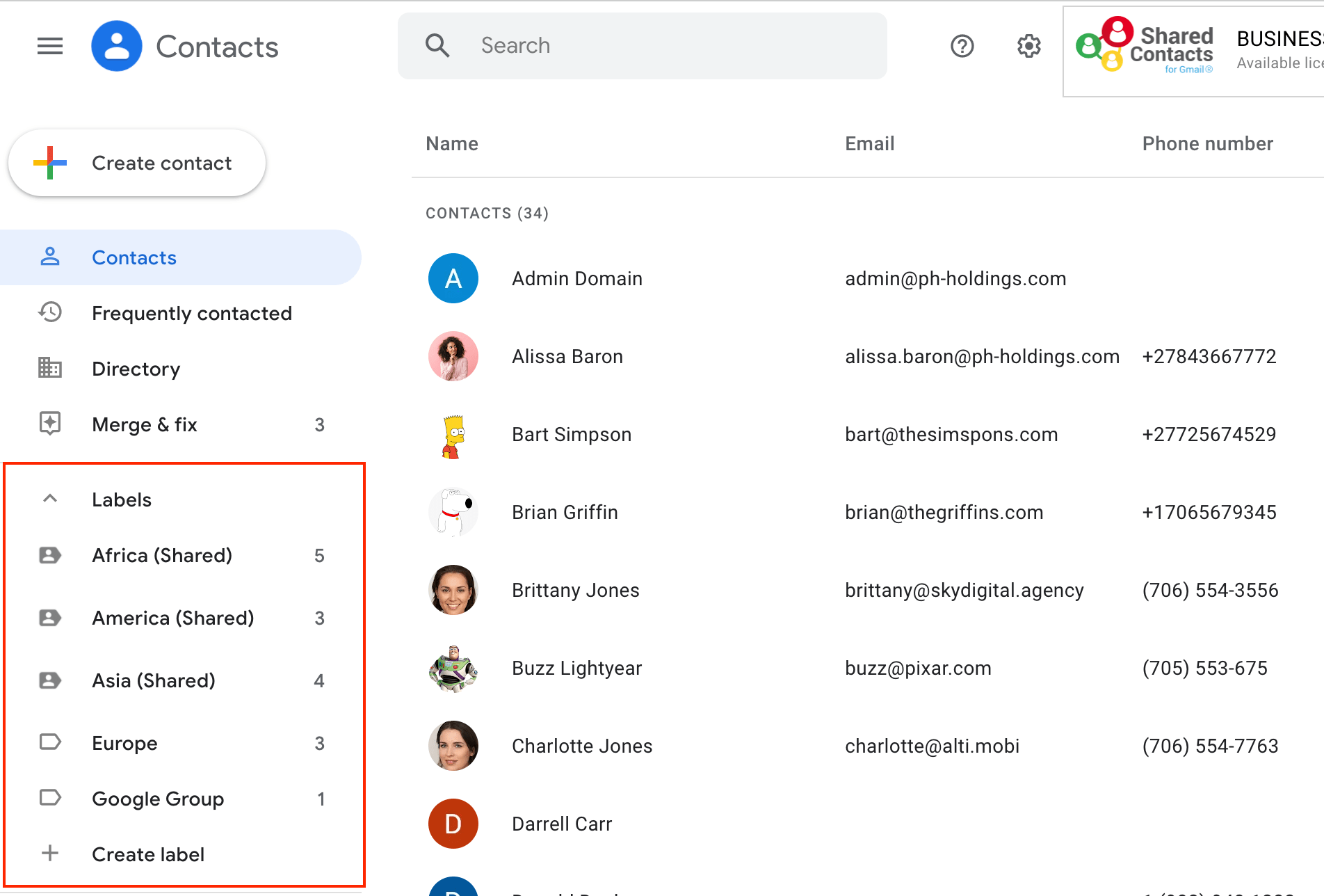 How to synchronize Google Contact labels on my iPhone or iPad (iOS)?