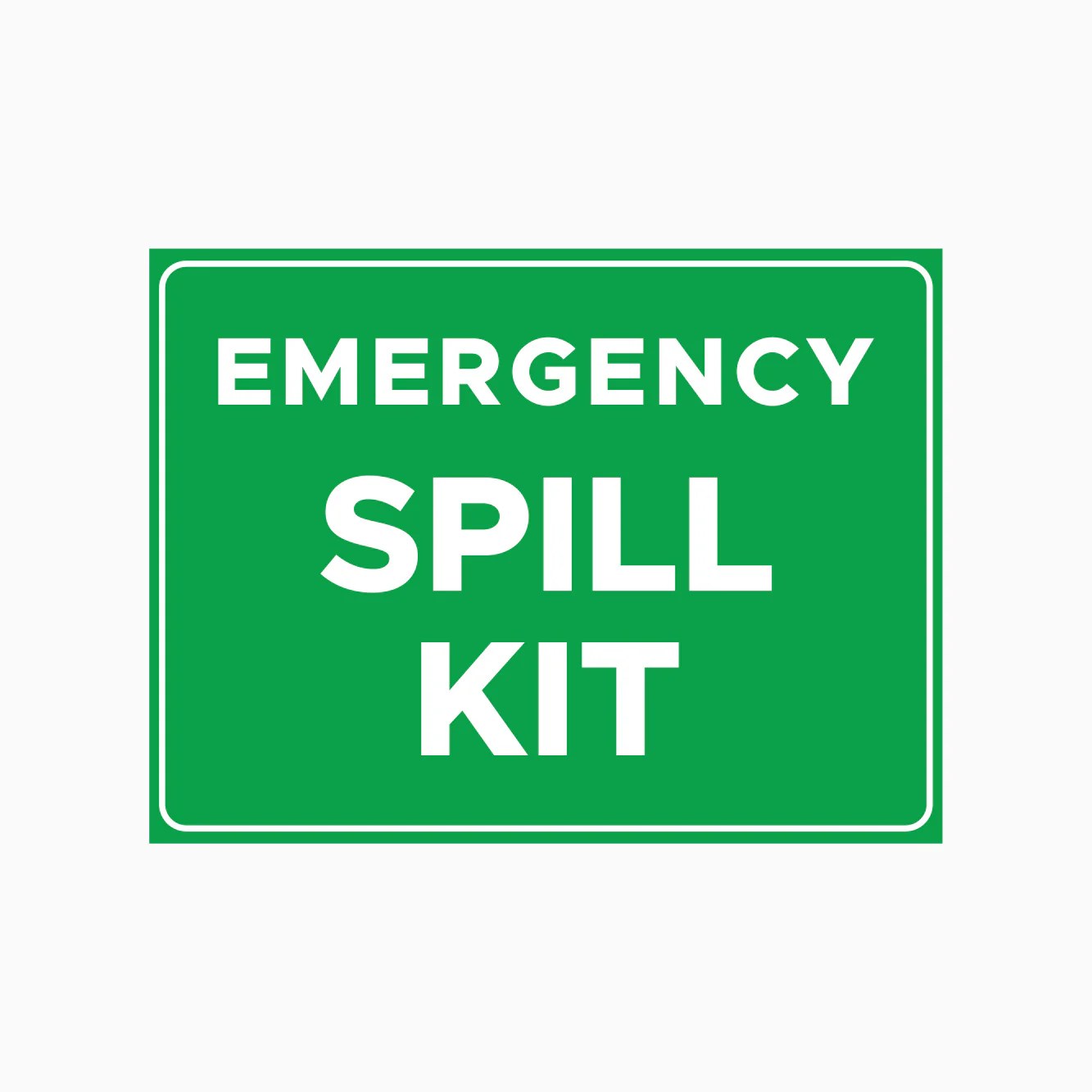 EMERGENCY SPILL KIT SIGN Get signs