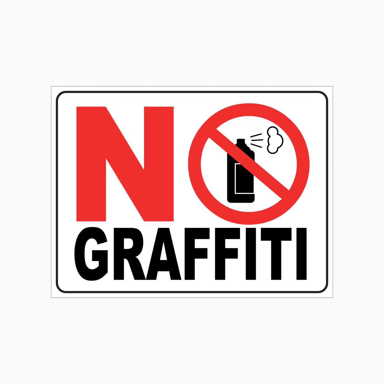 No Graffiti Sign Protect Public Spaces in Australia by GET SIGNS