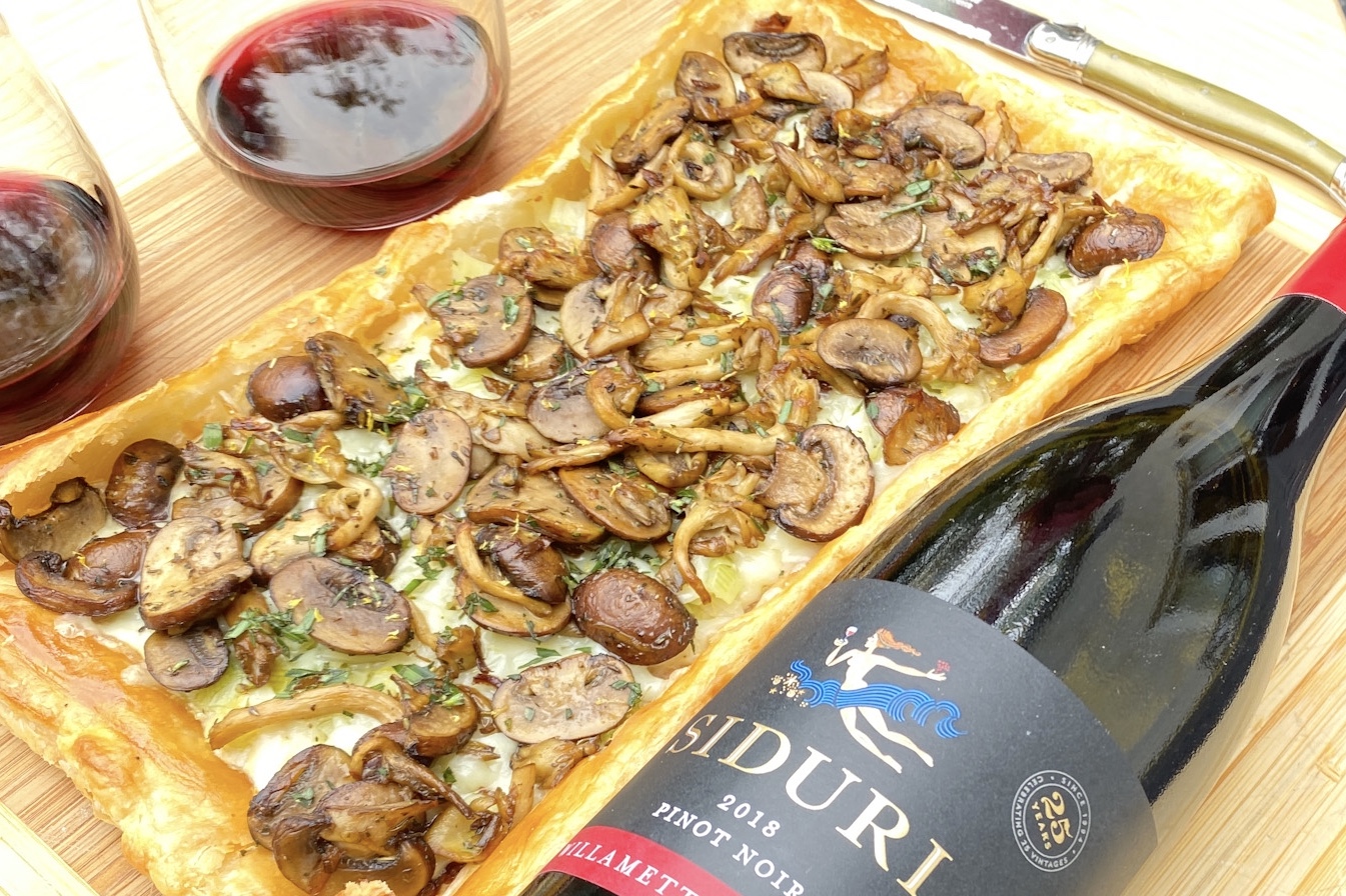 French Mushroom Tart Simply Paired
