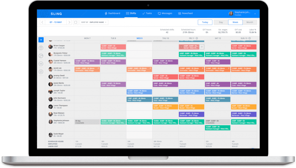 The 16 Best Free Work Schedule Maker Tools In 2021 Sling(04)
