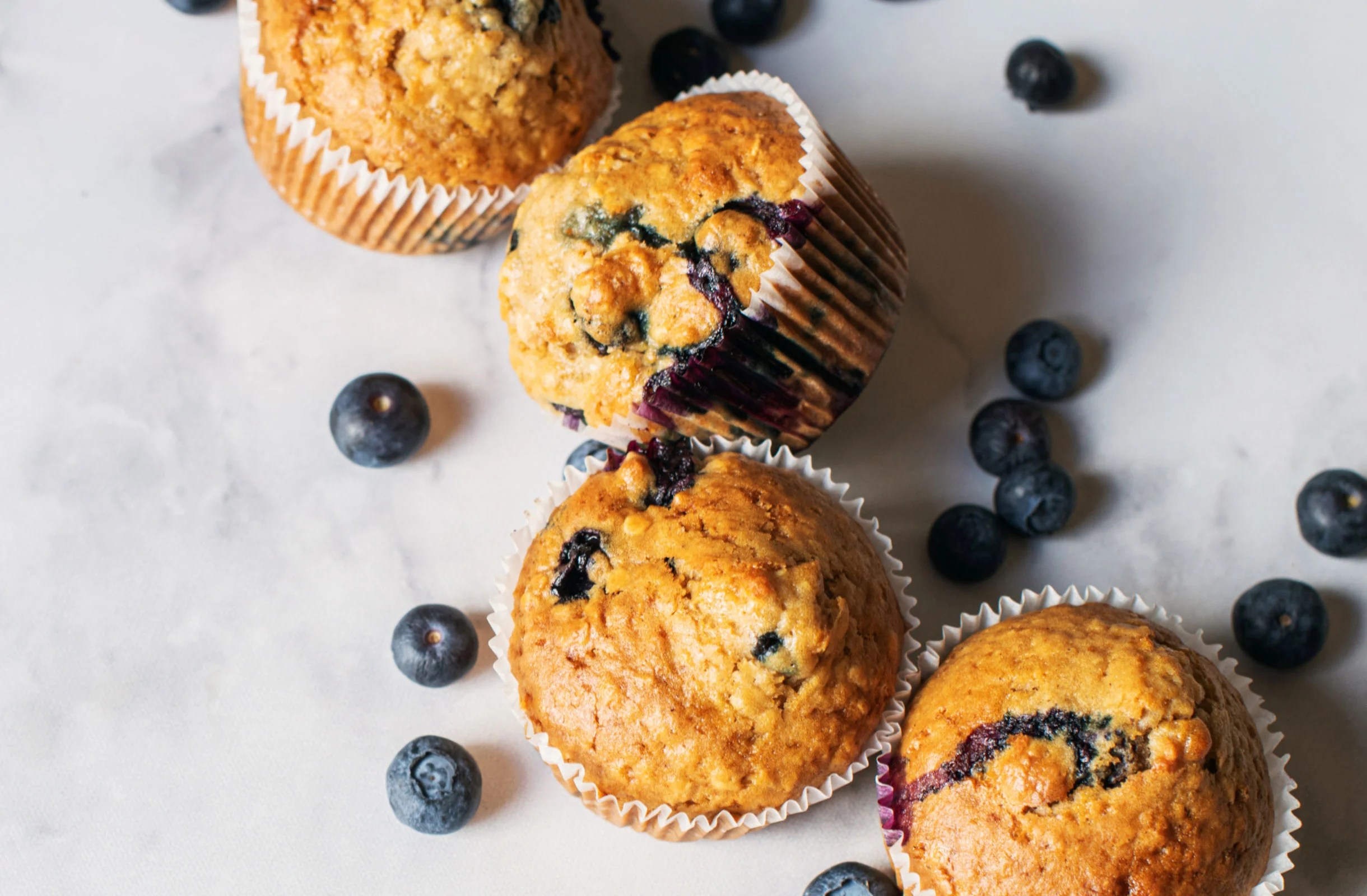 Blueberry Greek Yogurt Protein Muffins SoWell