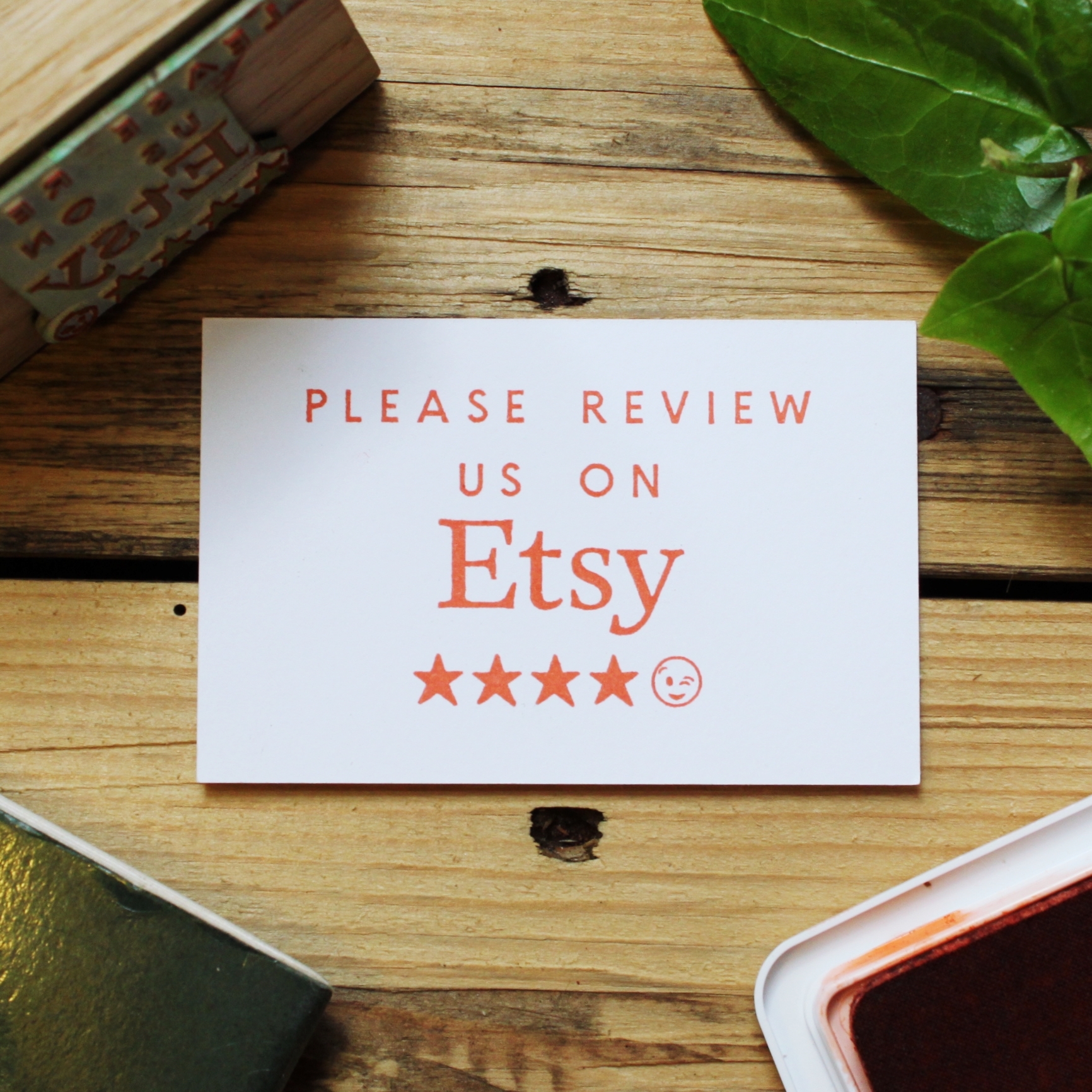 Review us on Etsy Stamp Get Stamped