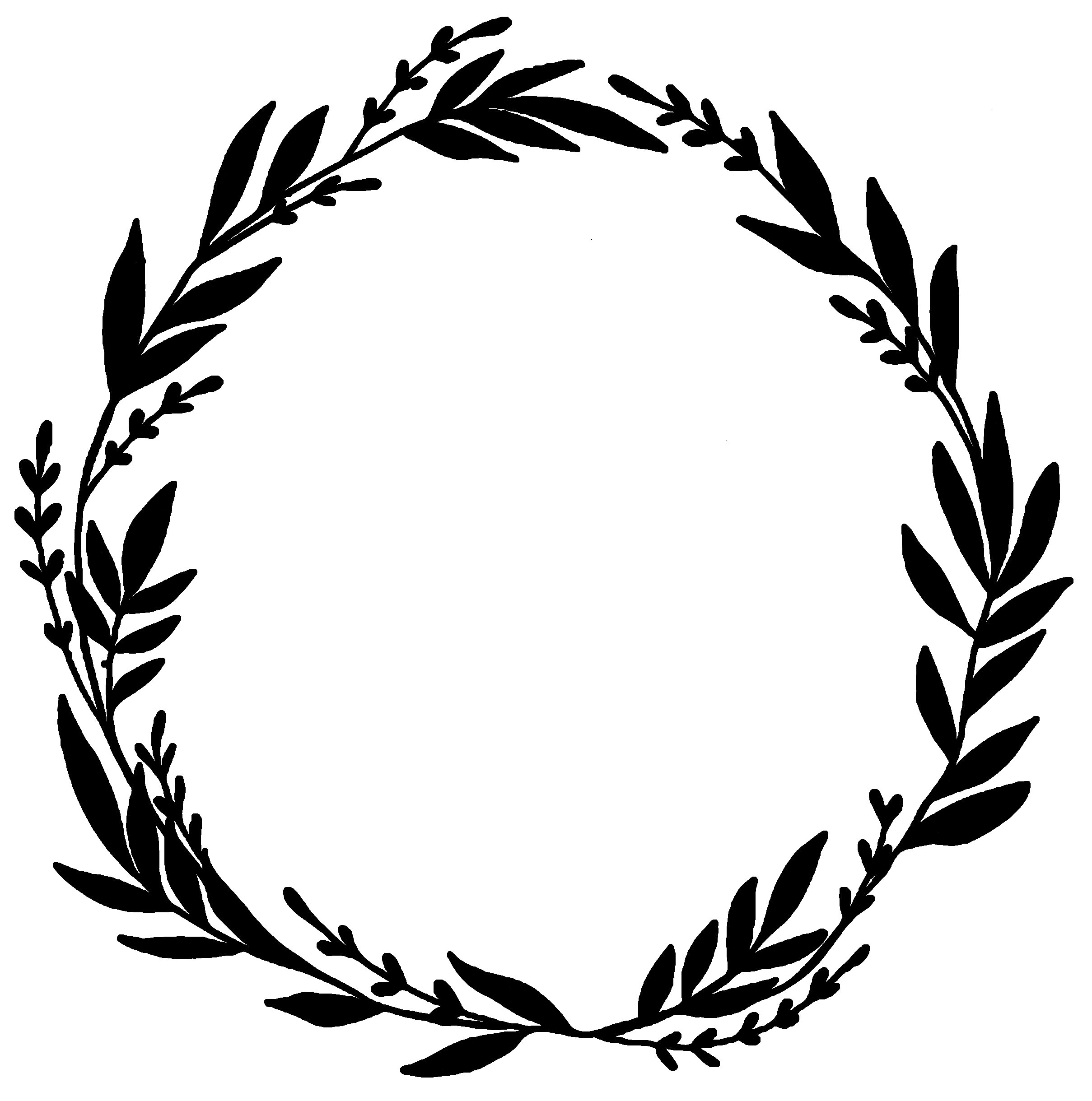 Leaf Wreath stamp Get Stamped