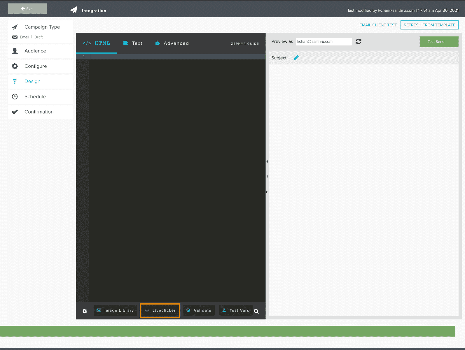 Realtime personalization powered by Liveclicker Sailthru Documentation