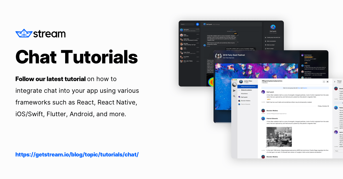 React Native Chat Tutorial Build a chat app!
