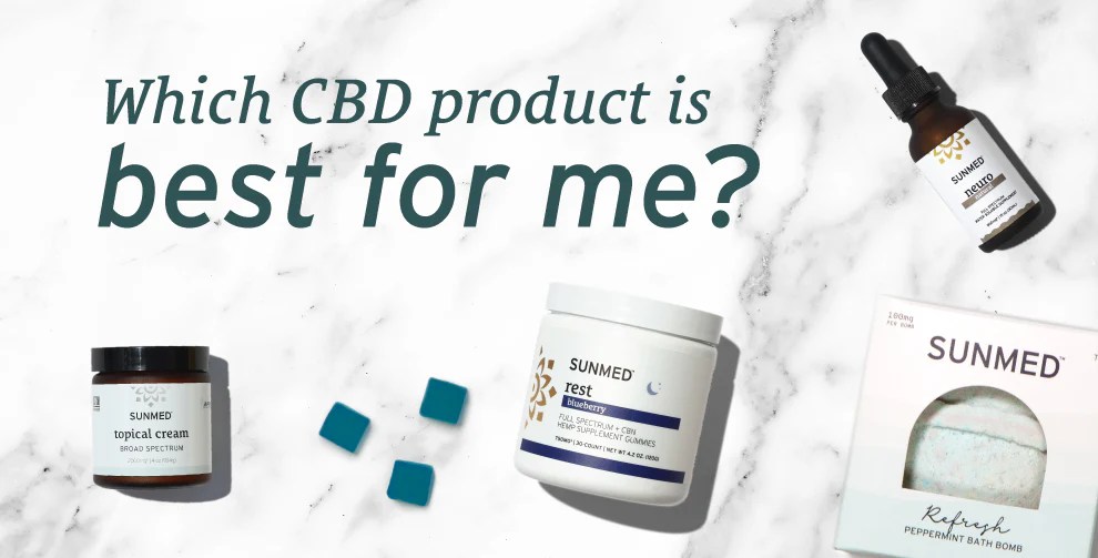 Which CBD product is best for me? Sunmed CBD