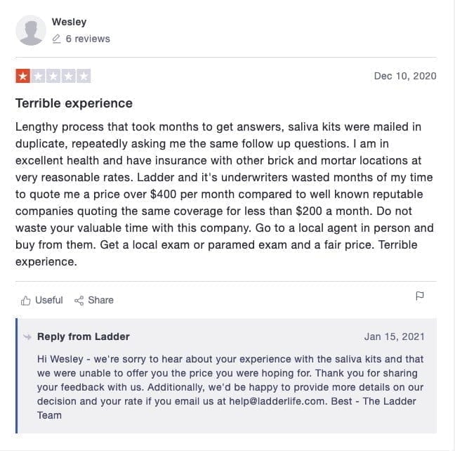 Ladder Life Insurance Review 2023 GetSure