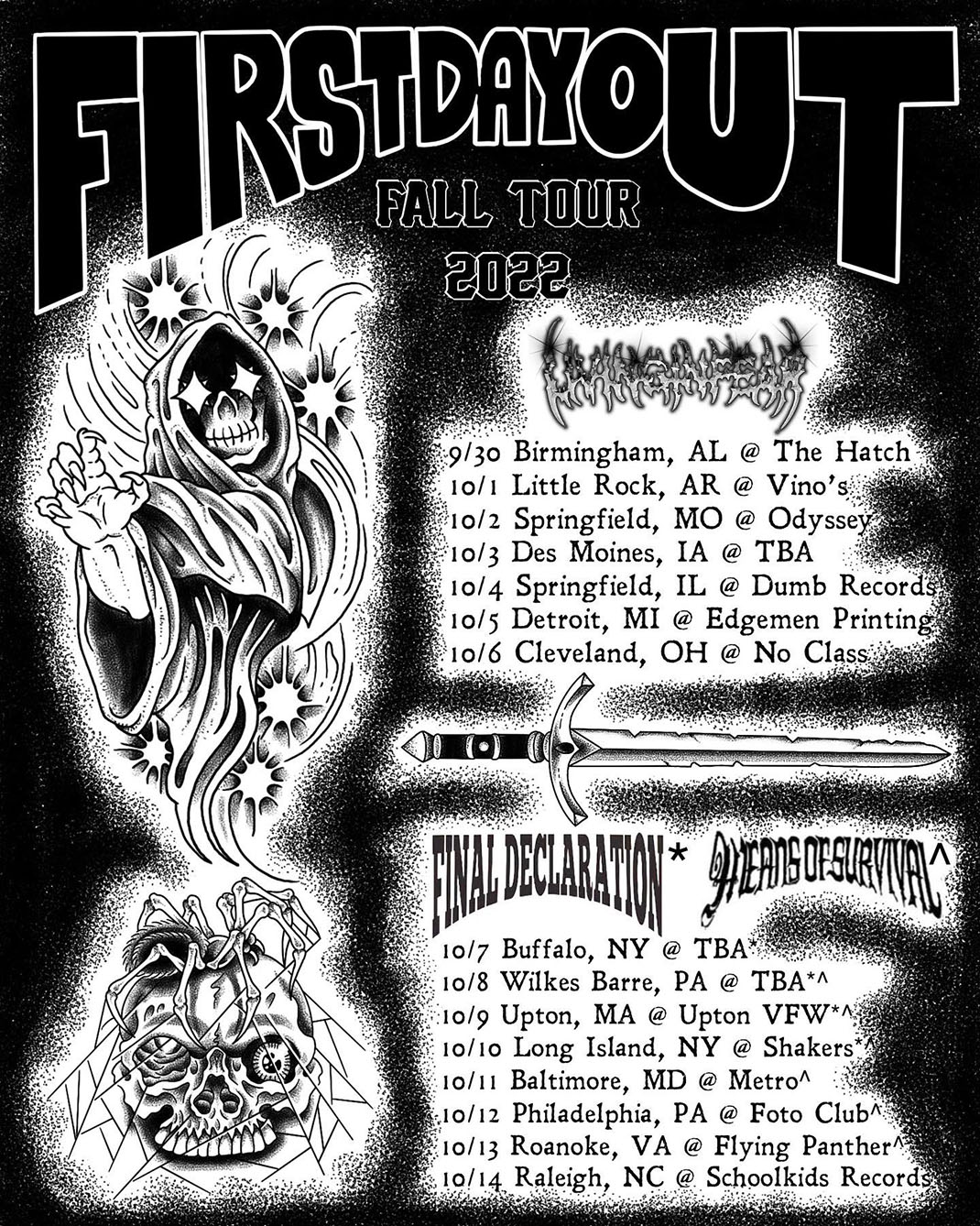 lancaster fall fest 2023 First Day Out Announce Fall Tour Dates Getting It Out