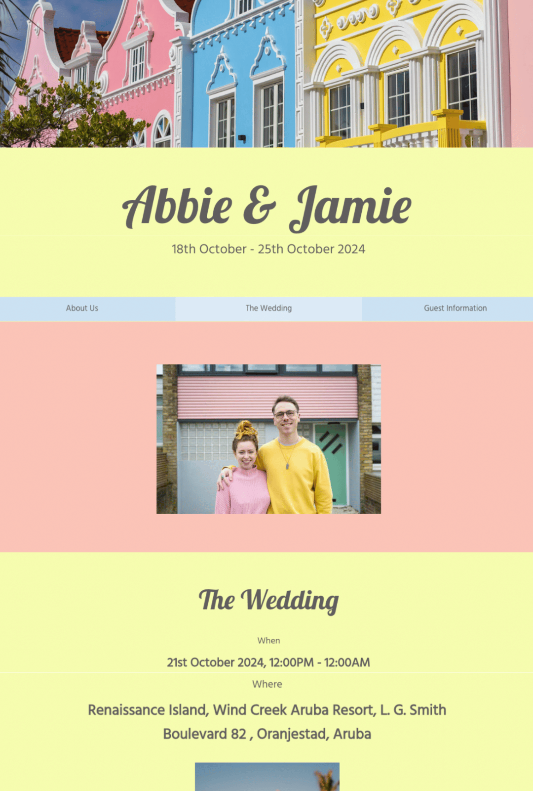 Bespoke Wedding site Builder GettingMarried