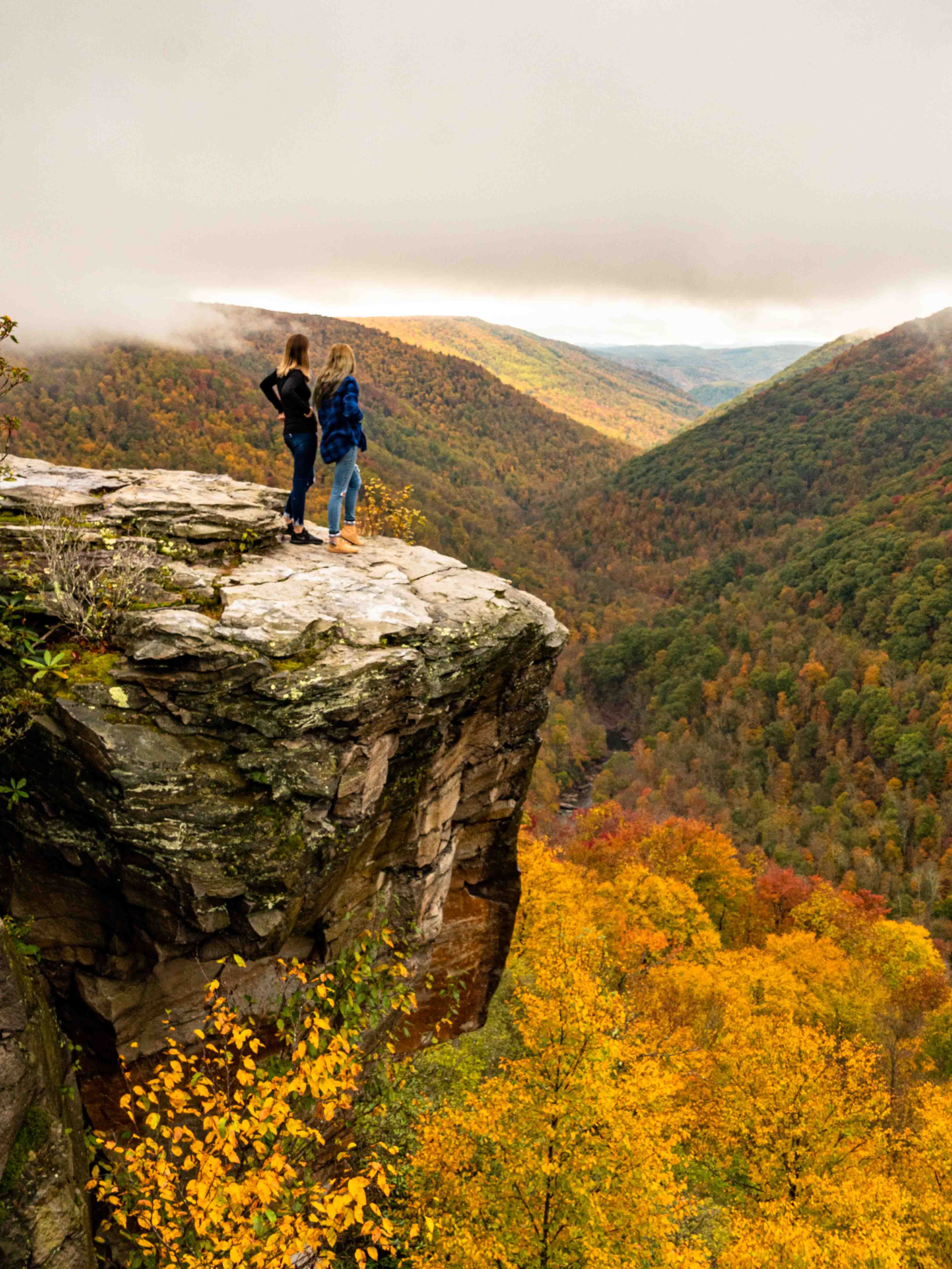 Peak Fall Color Timing in Tucker County, West Virginia Canaan Valley