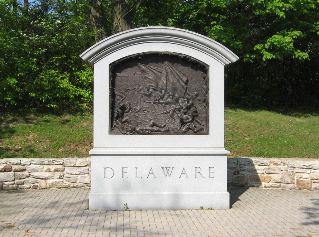 State of Delaware Monument The Battle of Gettysburg