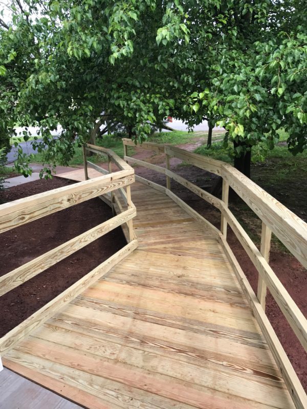 Outdoor ramp Gettysburg Construction Company
