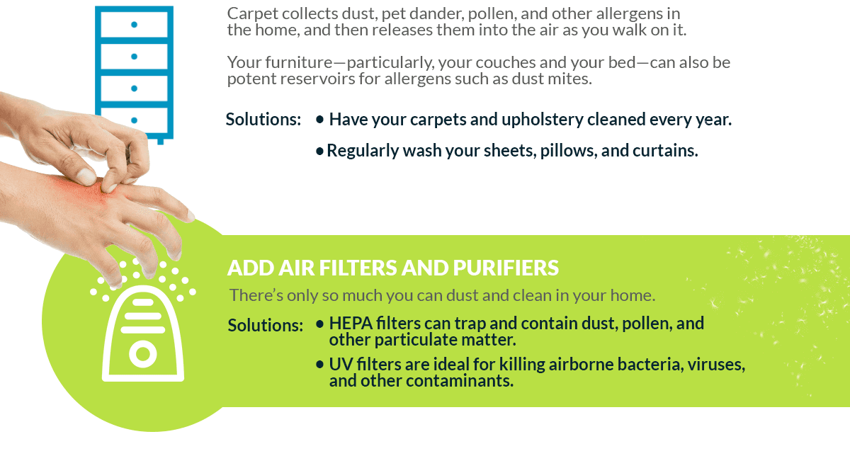 What are the best ways to remove allergens from your home? uHoo