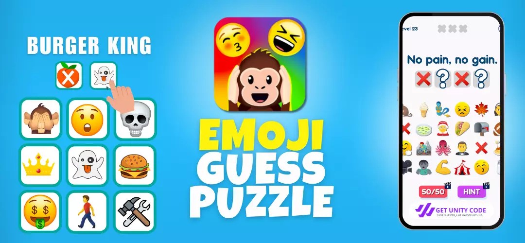 Emoji Guess Puzzle Buy Unity Game Source Code Get unity code
