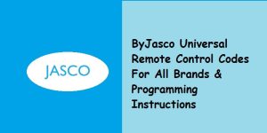 ByJasco Remote Codes [CL3,CL4,CL5] & Programming Instructions