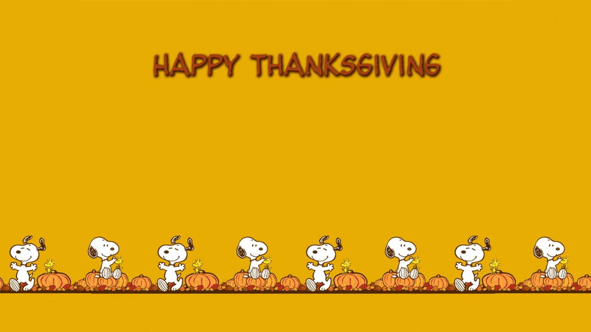 Snoopy and Woodstock Thanksgiving Wallpaper (56+ images)