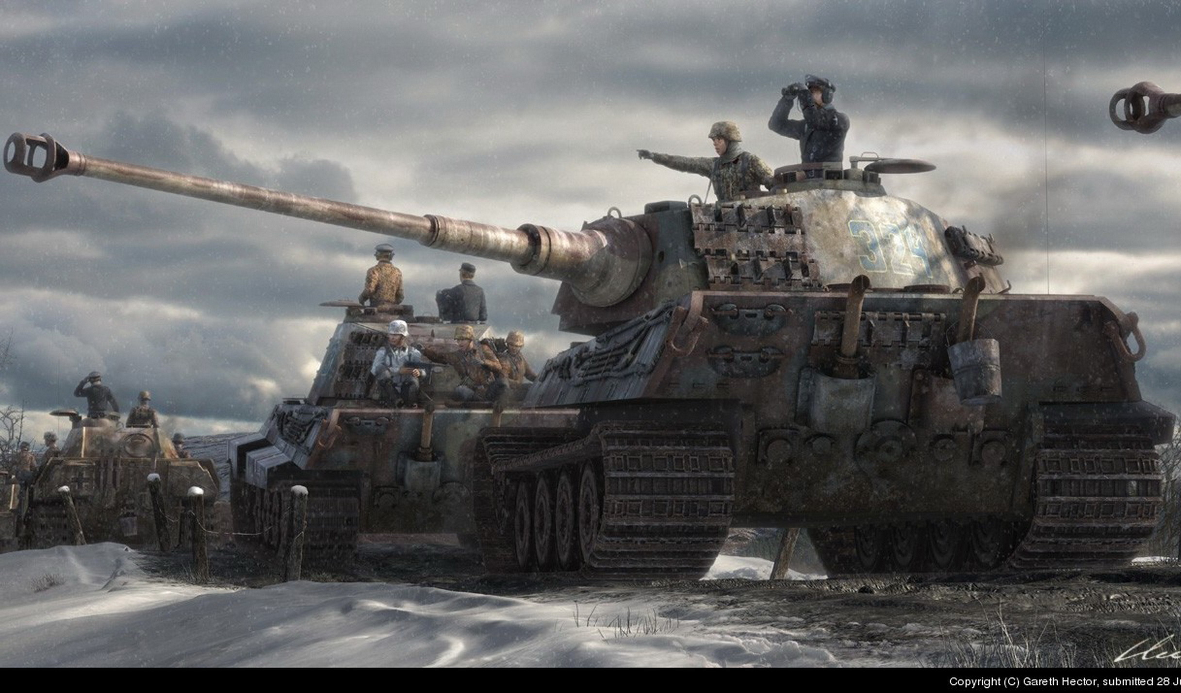 King Tiger Tank Wallpaper (74+ images)