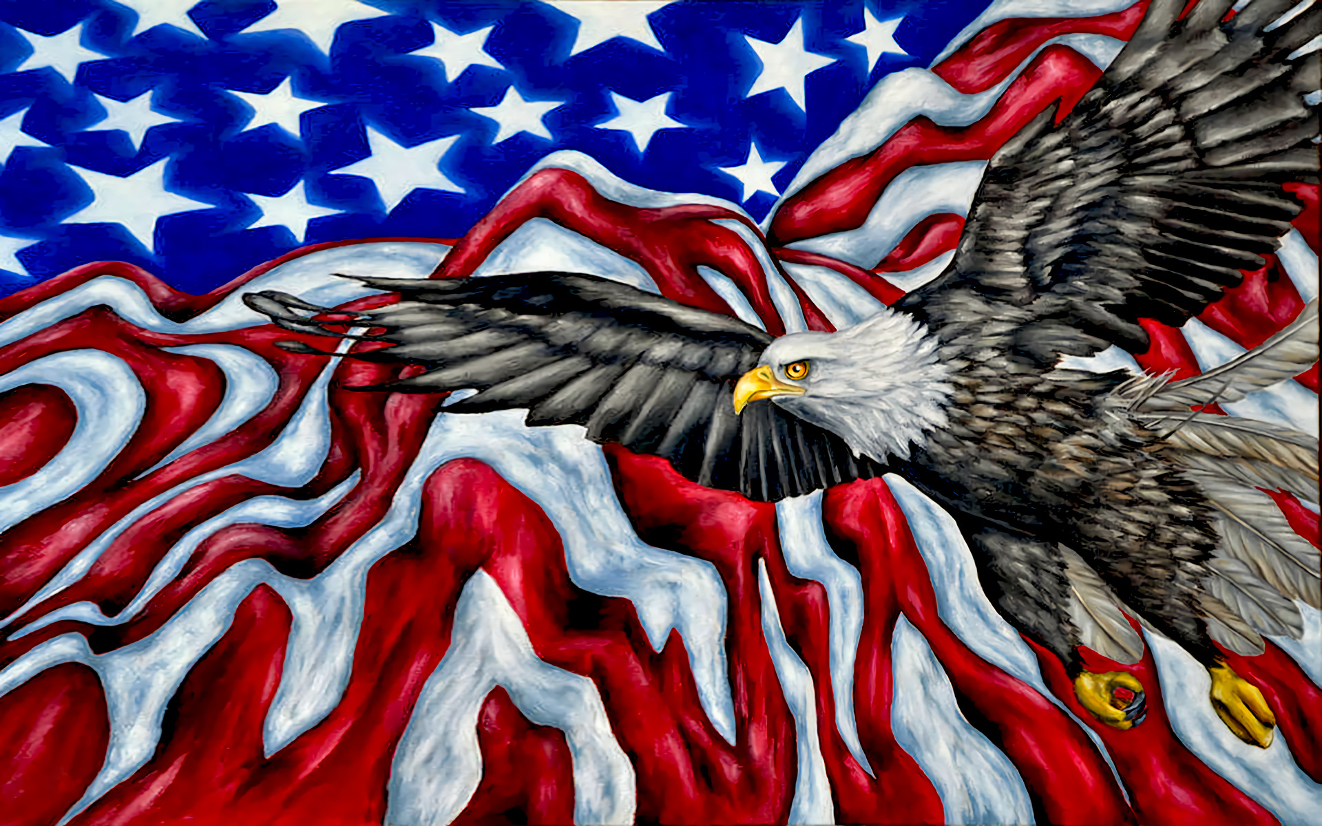 American Flag With Eagle Wallpaper (70+ images)