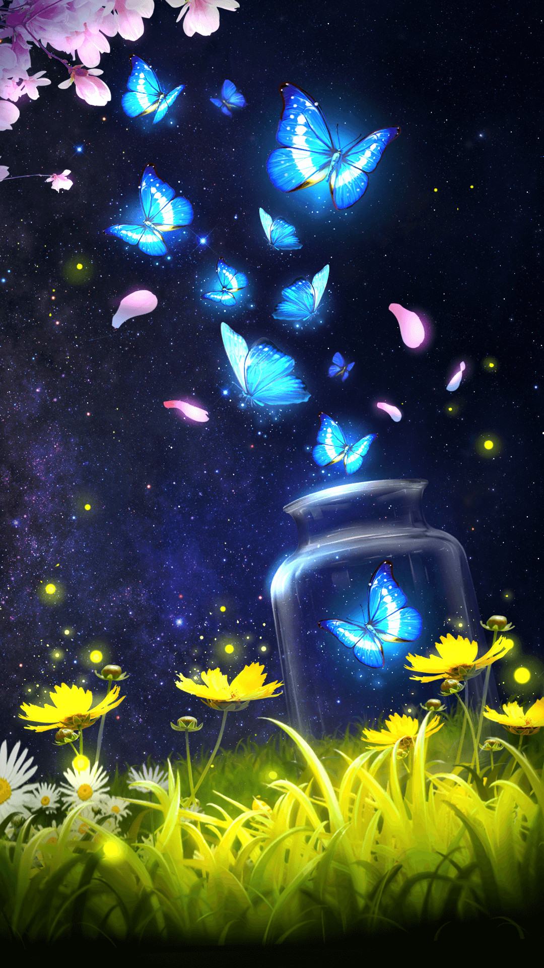 Blue Butterfly Wallpaper Background (63+ images)