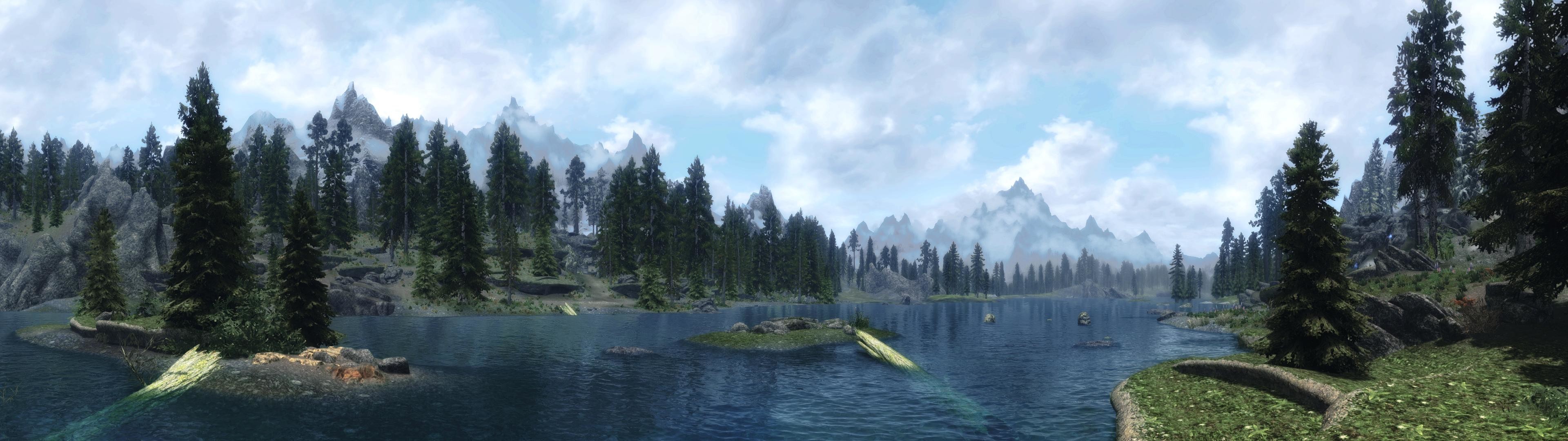 Skyrim Dual Monitor Wallpaper (39+ images)