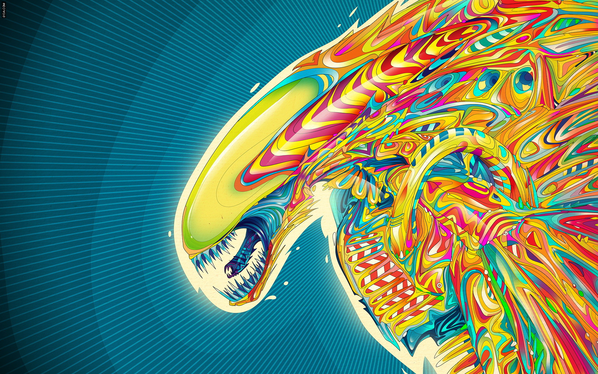 Trippy Alien Wallpaper (54+ images)
