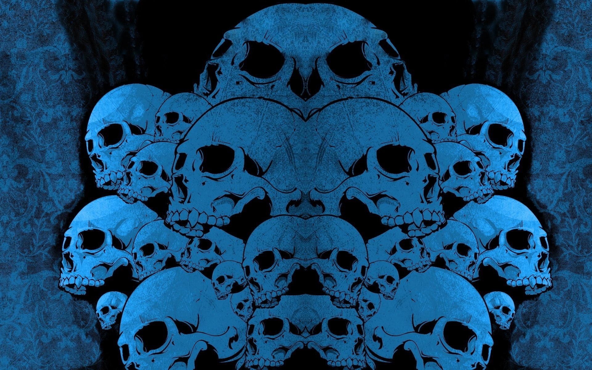 Blue Skulls Wallpaper (48+ images)