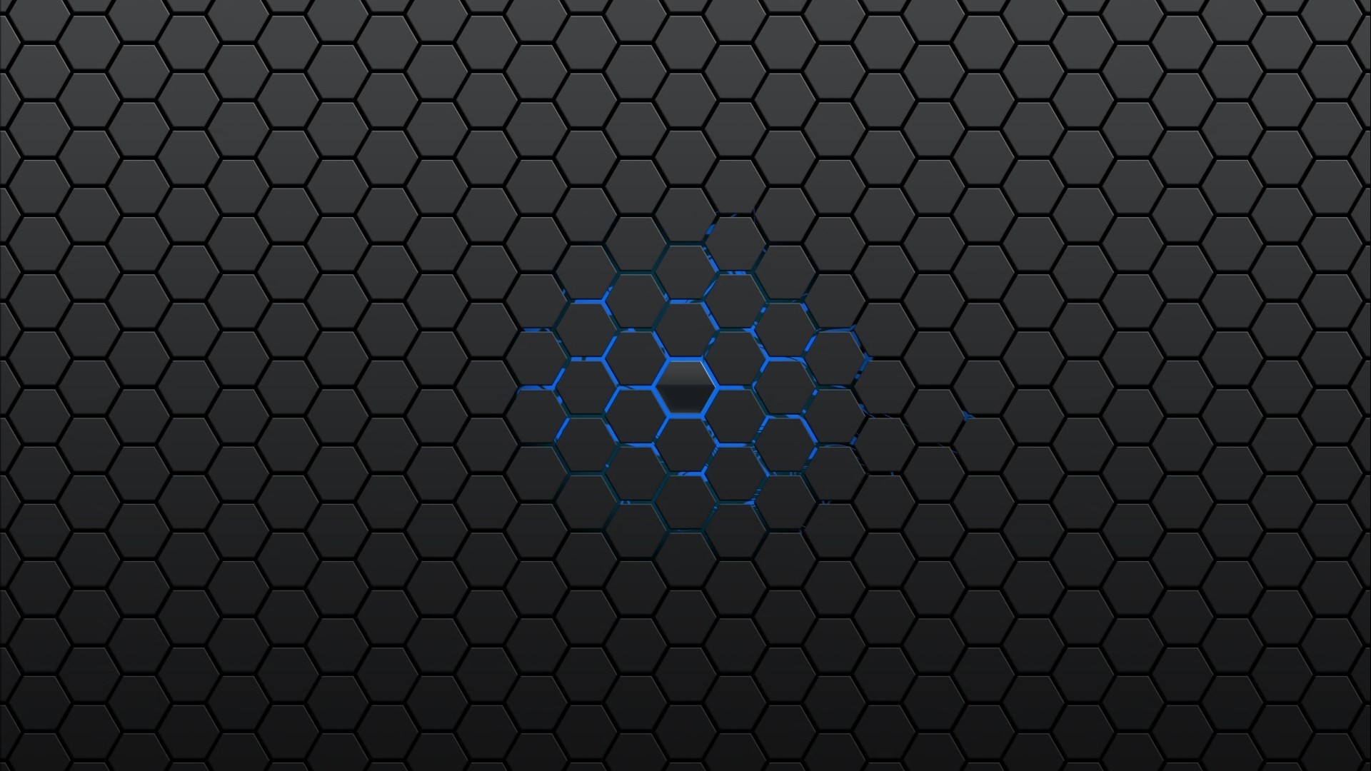Blue Hexagon Wallpaper (83+ images)