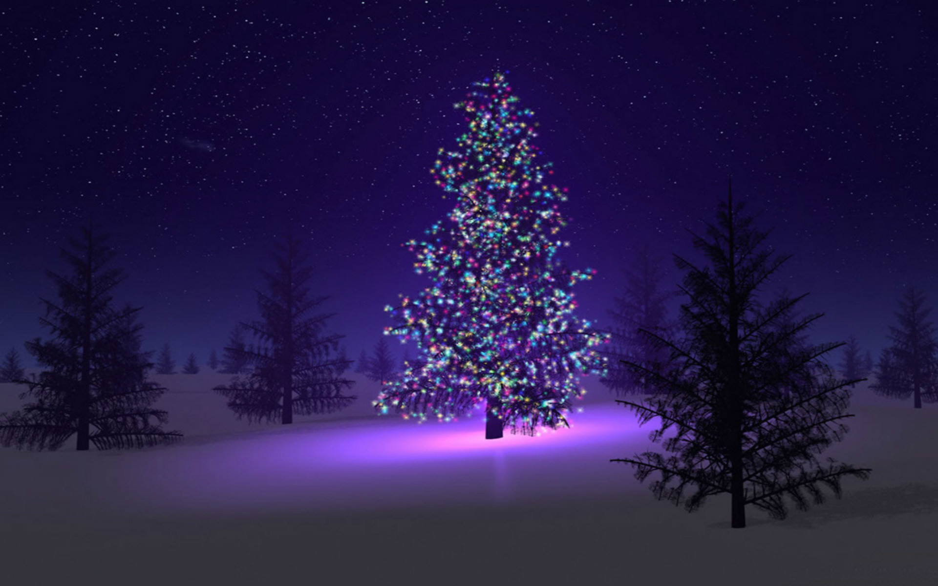 Christmas Tree Snow Wallpaper (73+ images)