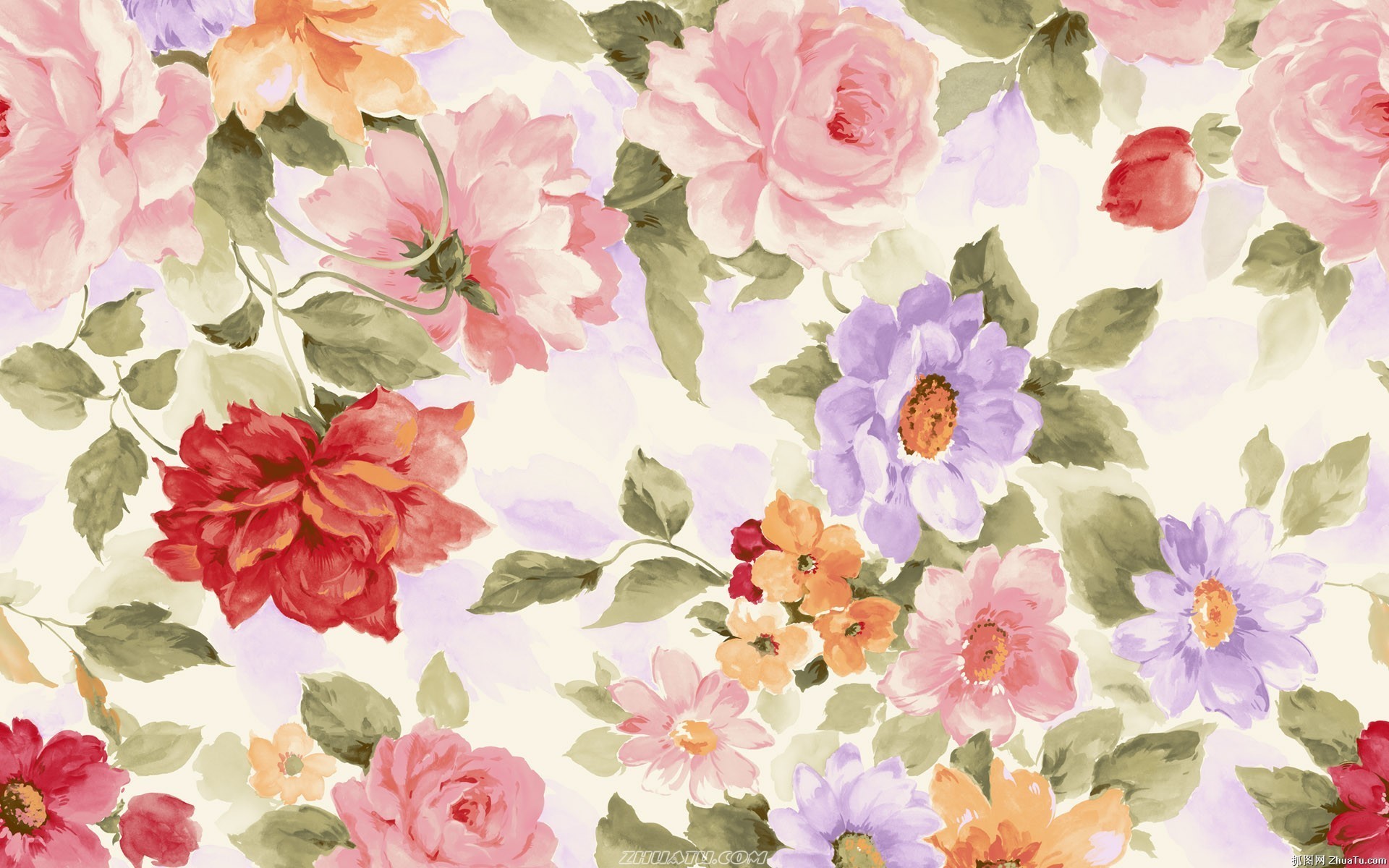 Watercolor Flowers Wallpaper (51+ images)