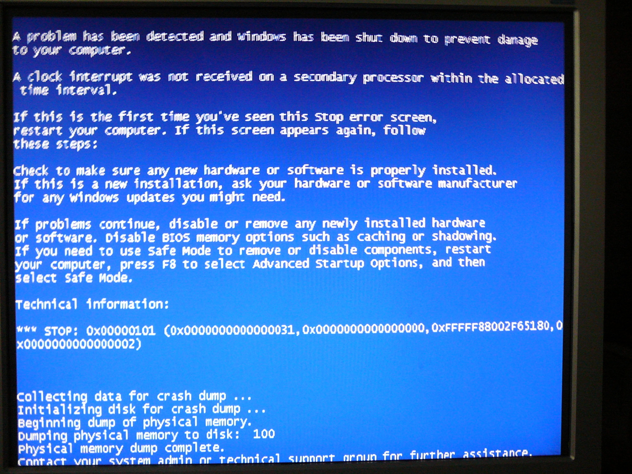 Blue Screen Error Wallpaper (72+ images)