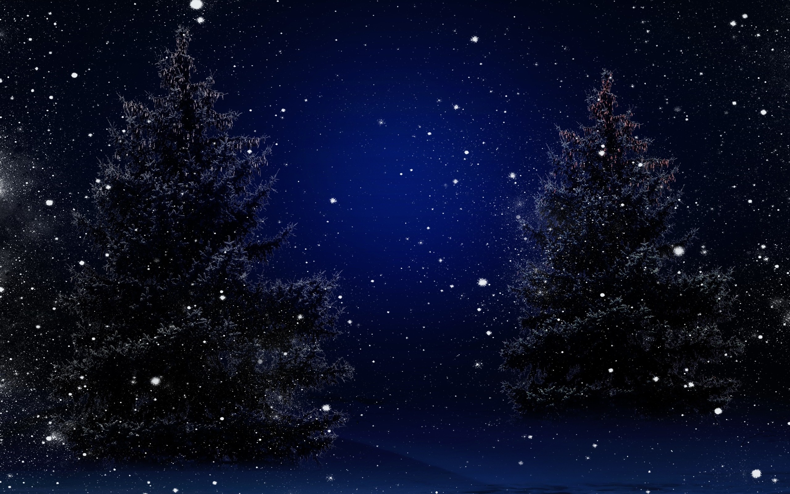 Desktop Wallpaper Snowy Night Scenes (55+ images)