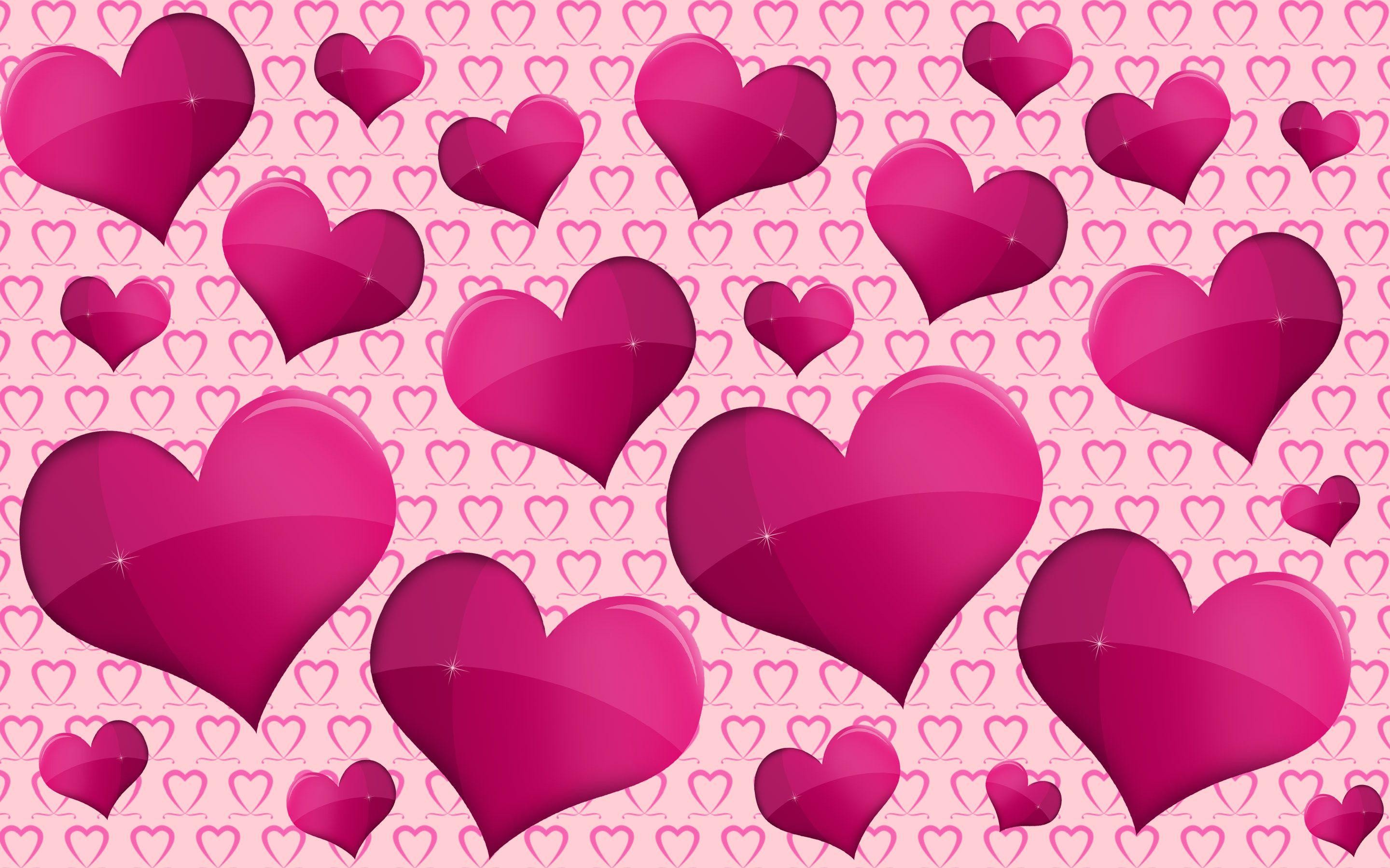 Pink Heart Wallpaper (75+ images)