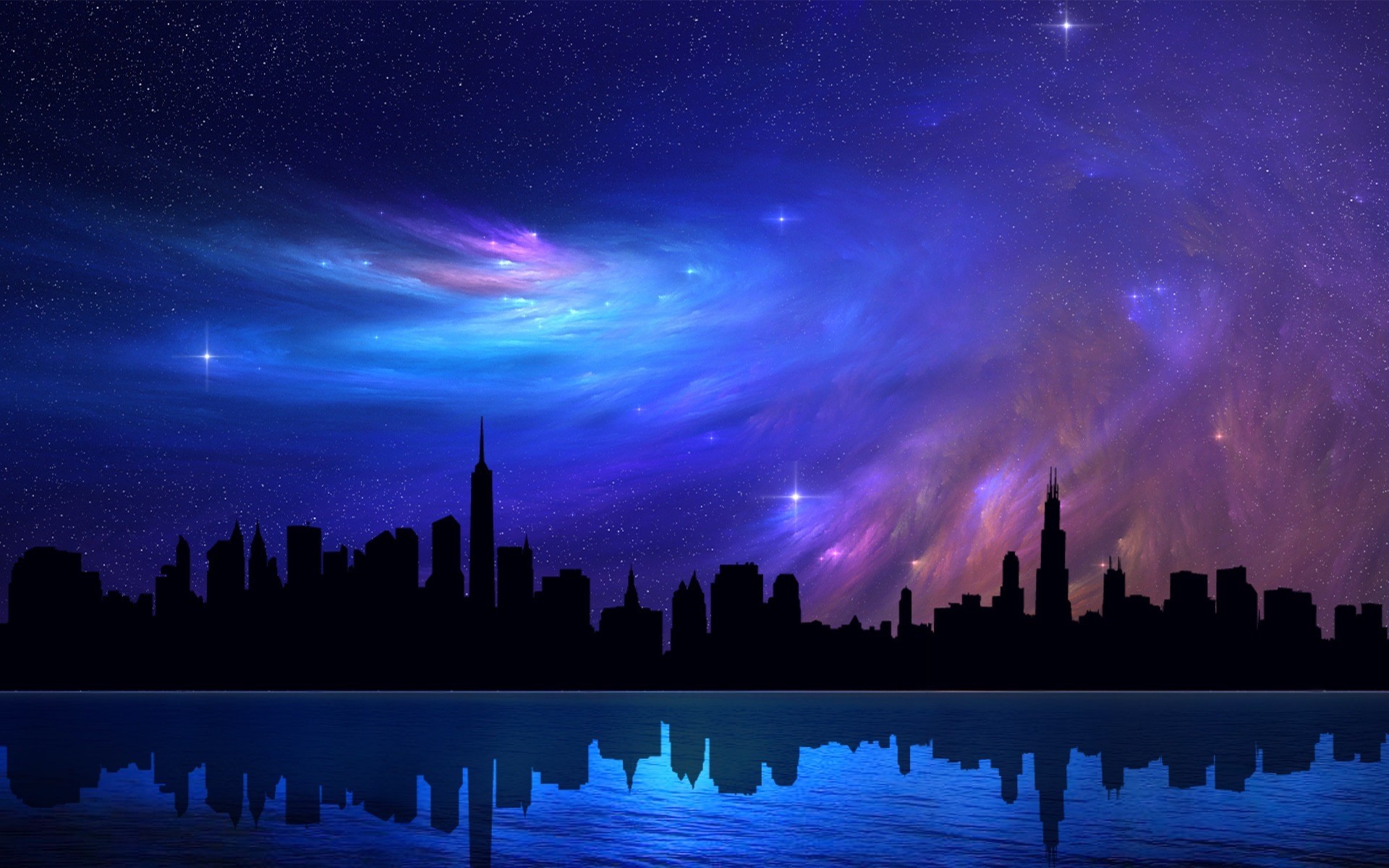 Blue Night Sky Wallpaper (65+ images)