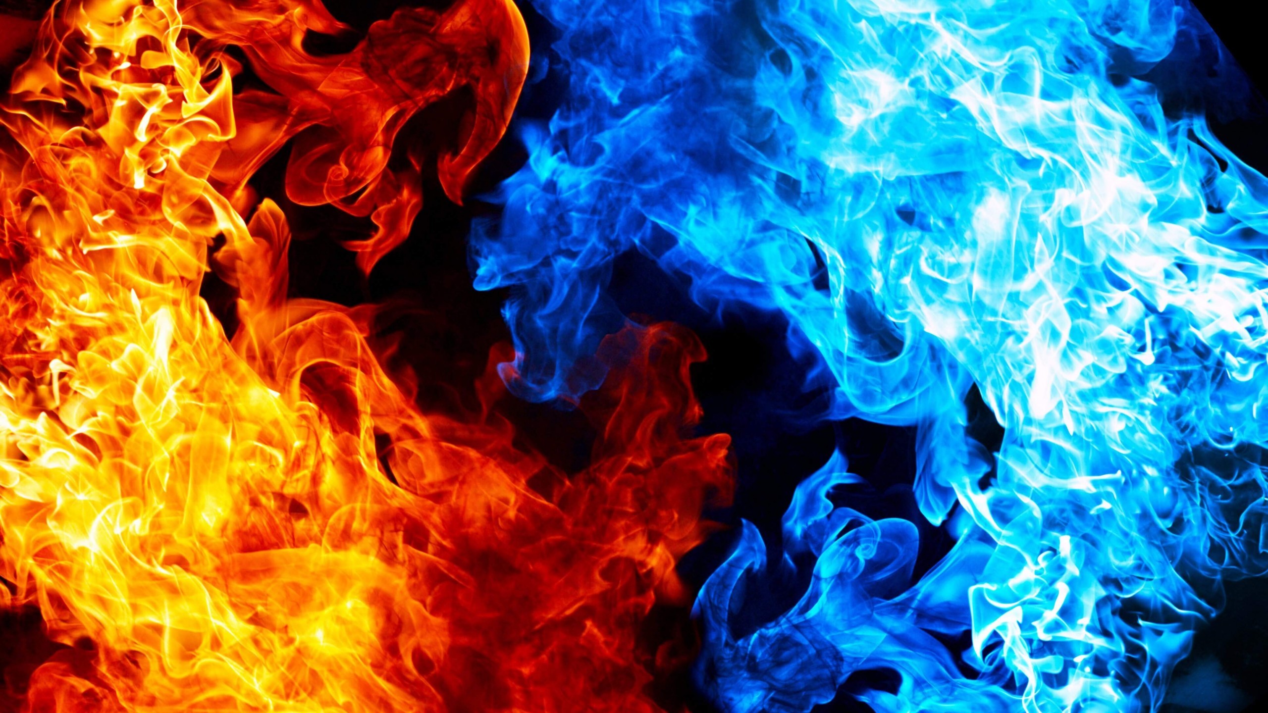 Blue and Red Fire Wallpaper (65+ images)
