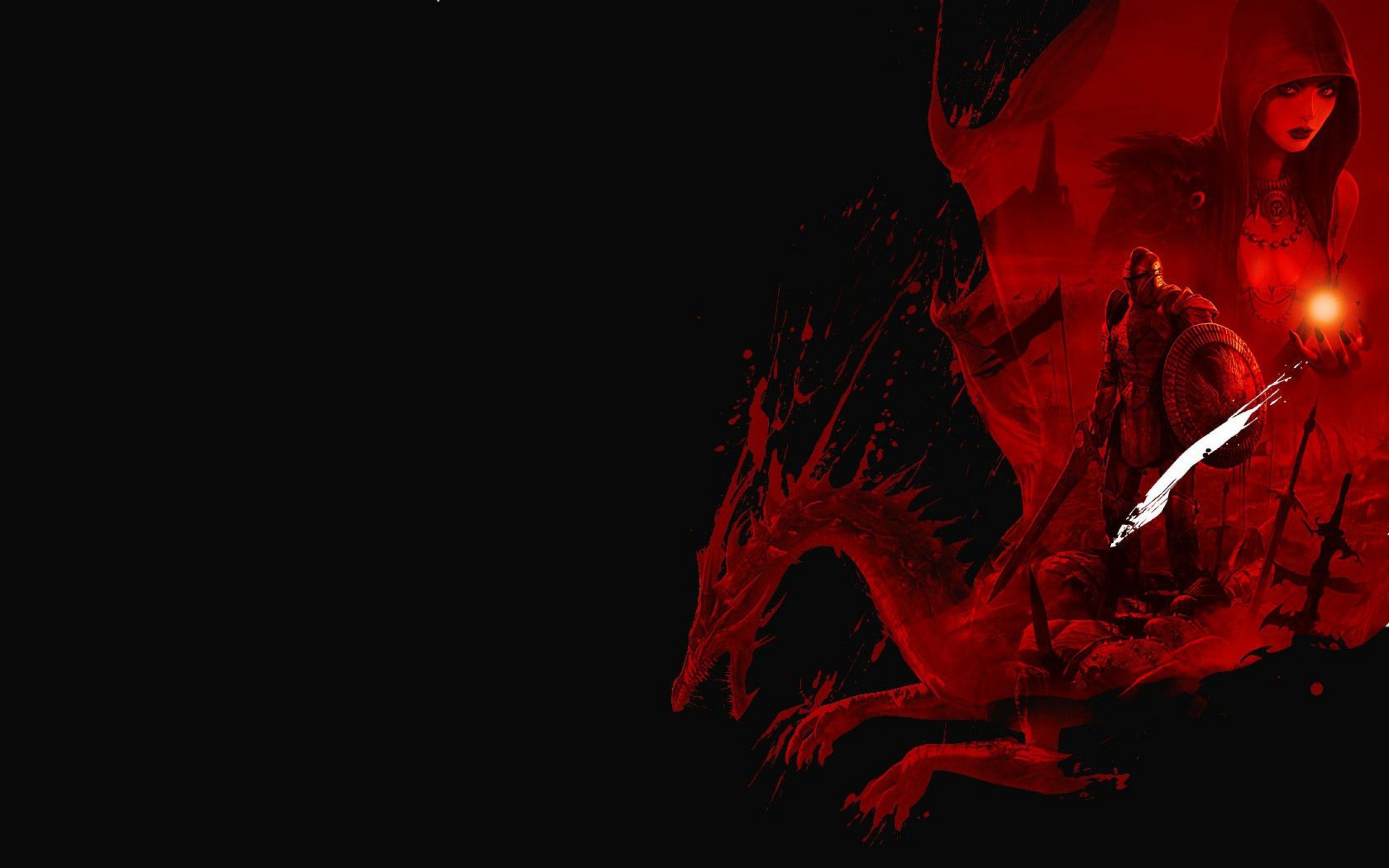 Red And Black Dragon Wallpaper (64+ images)