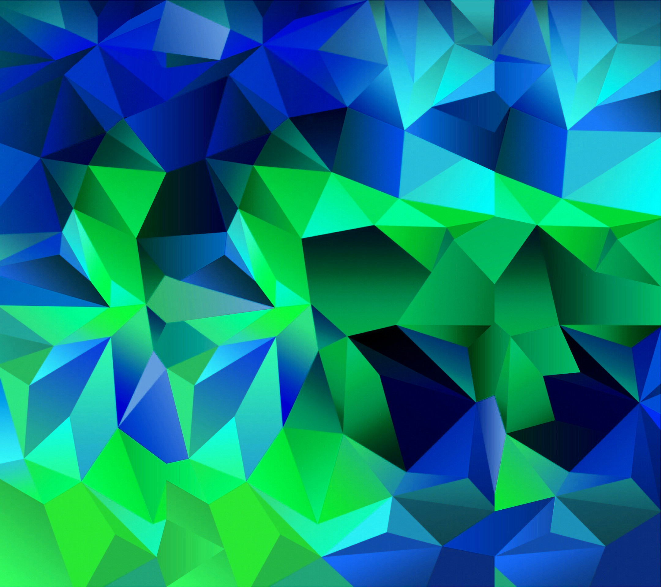 Blue And Neon Green Wallpaper (62+ images)