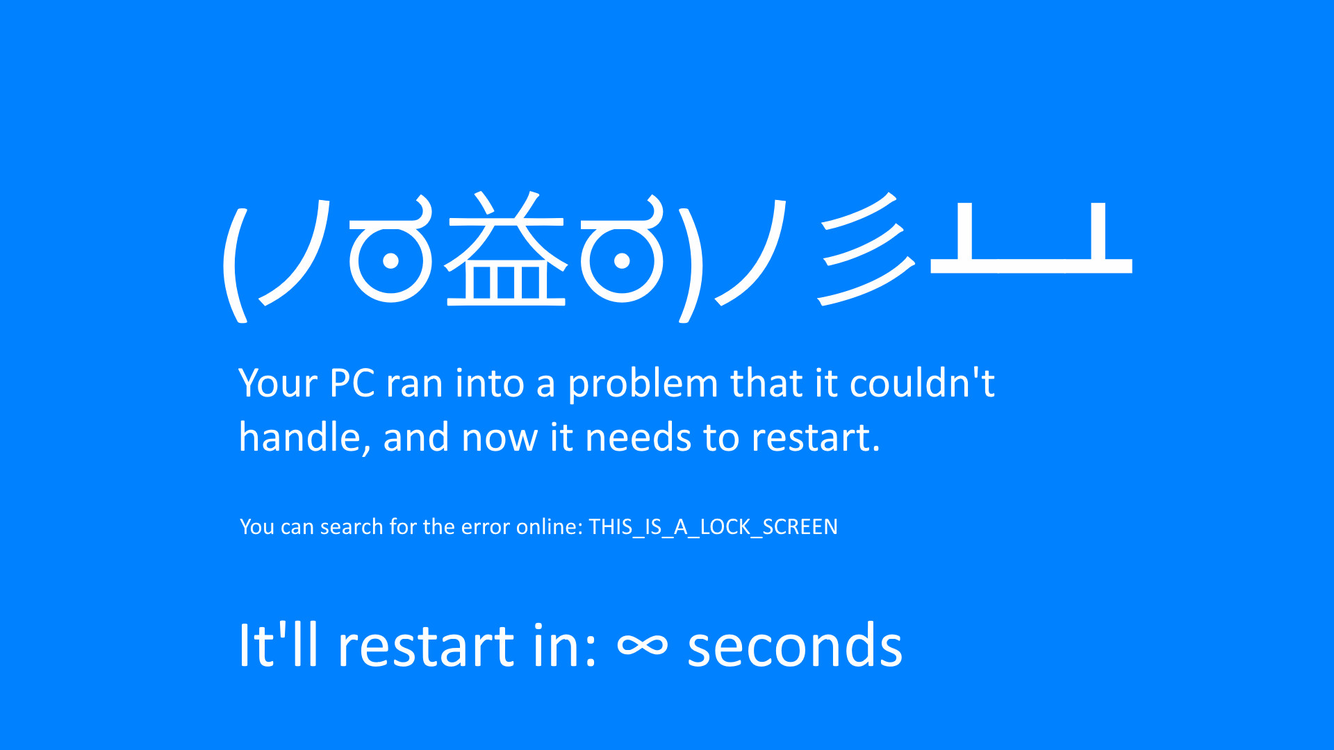 Blue Screen Error Wallpaper (72+ images)