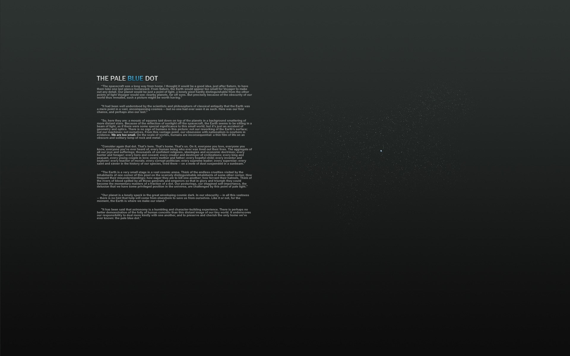 Pale Blue Dot Wallpaper (75+ images)