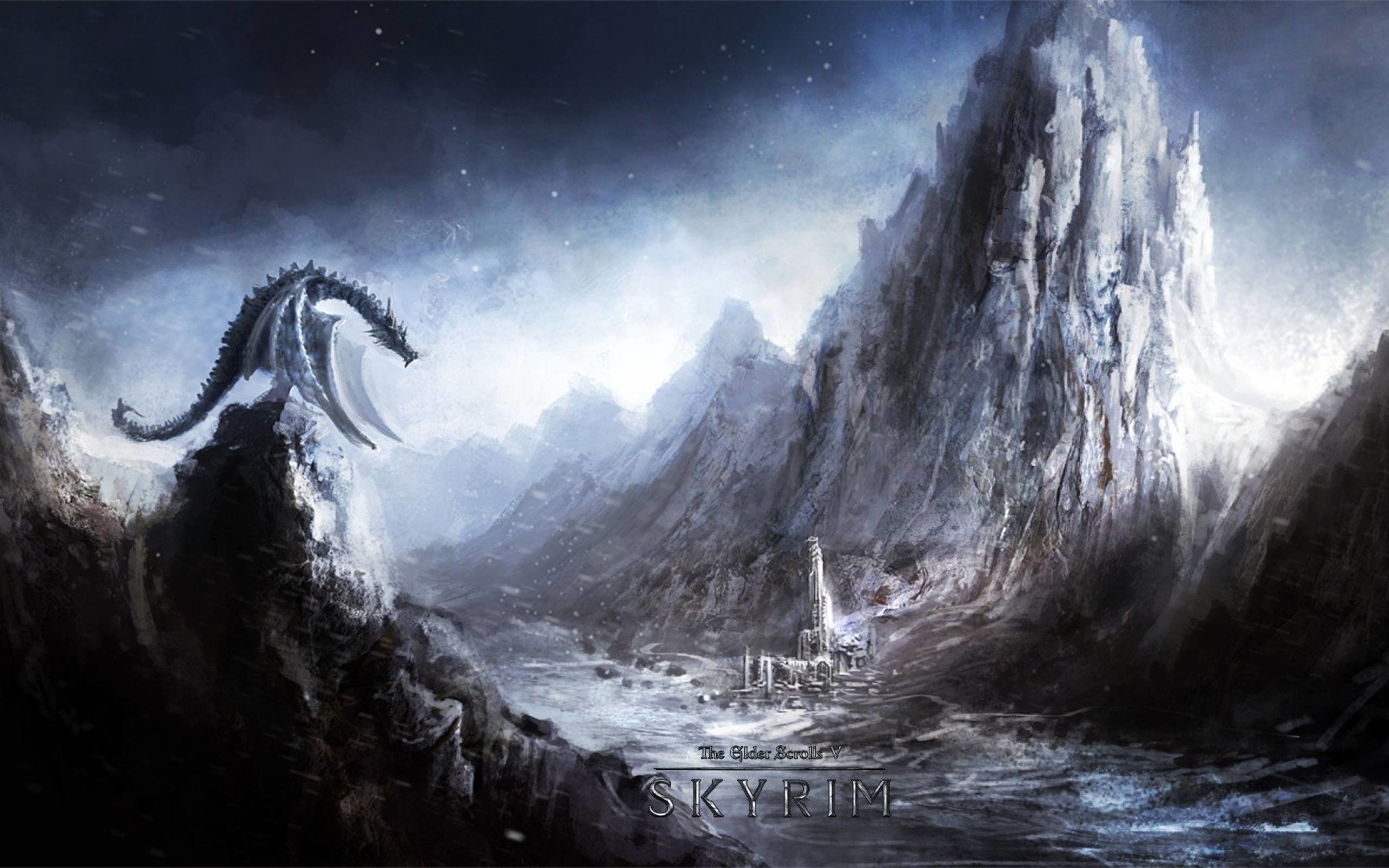 Skyrim Desktop Dragon Wallpaper (71+ images)
