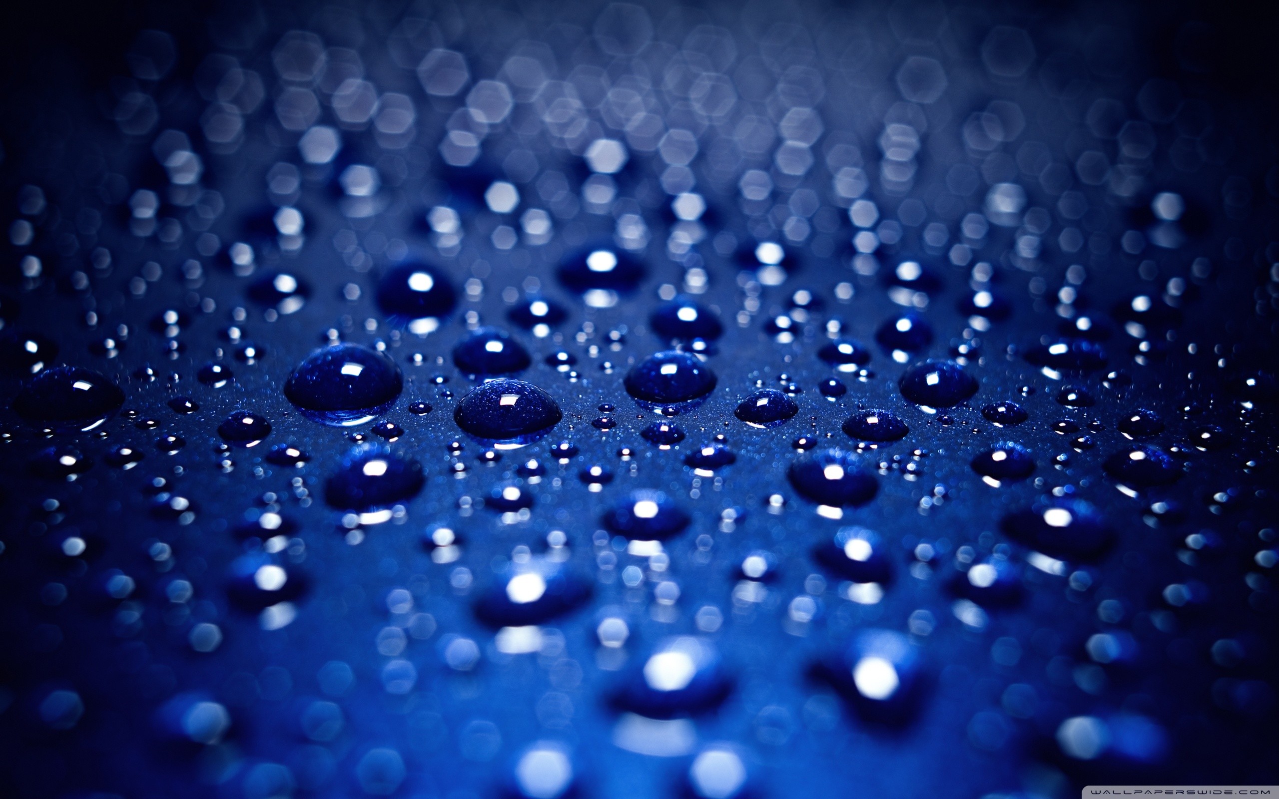 Background Blue Water Droplets Wallpaper (62+ images)
