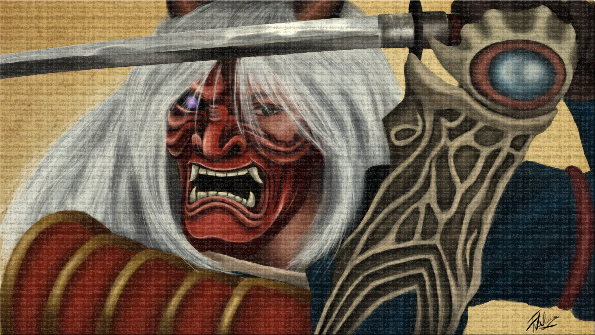 Oni Mask Wallpaper (61+ images)