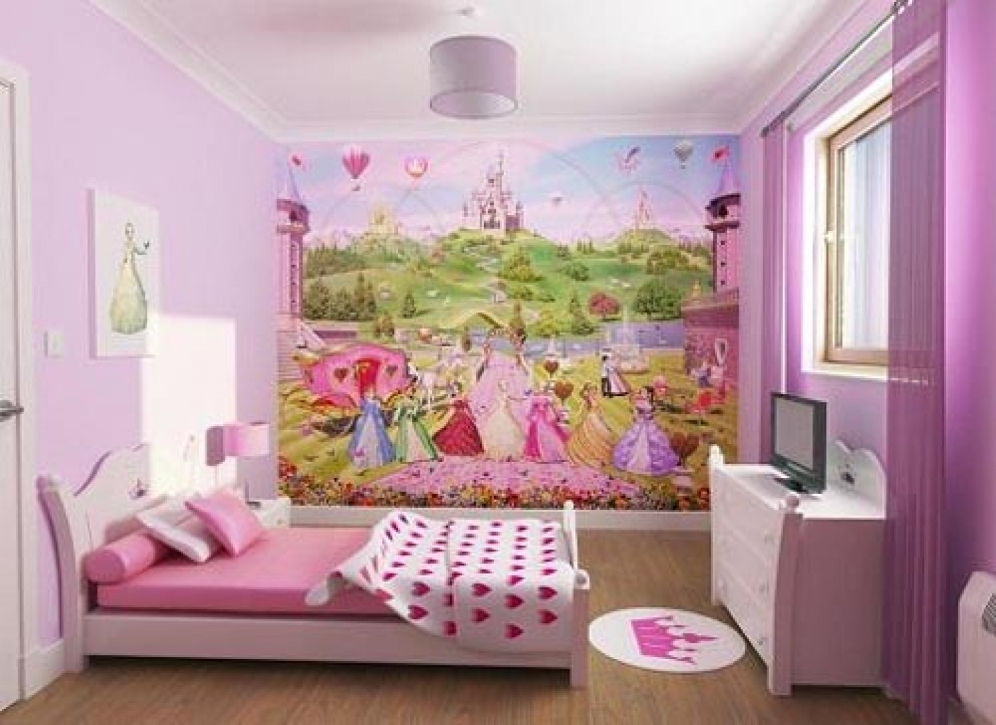 Pink Wallpaper For Girls Room (34+ images)