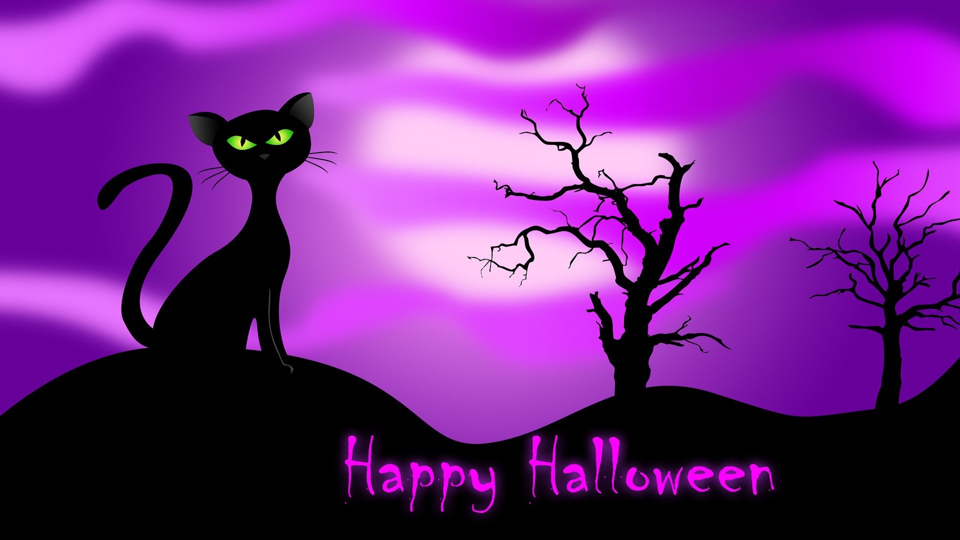 Black Cat Halloween Wallpaper (51+ images)