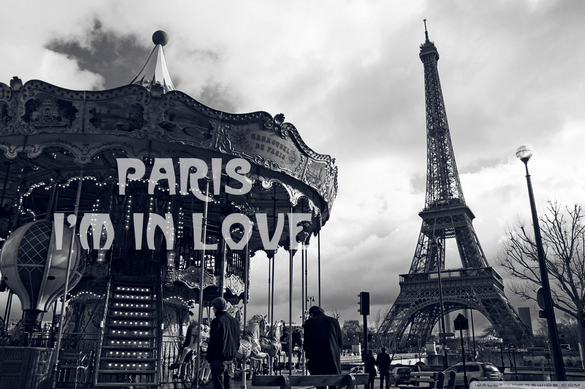 Black and White Paris Wallpaper (57+ images)
