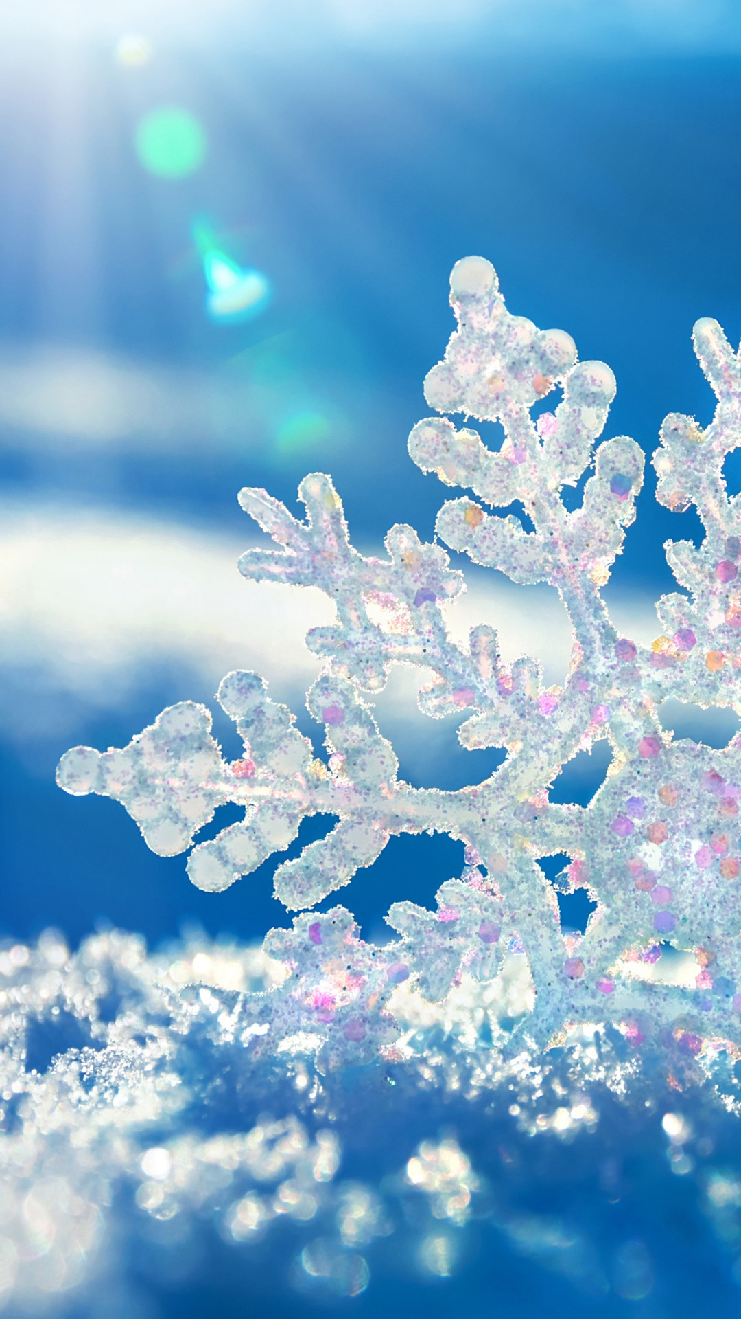 Winter Snowflakes Wallpaper (42+ images)