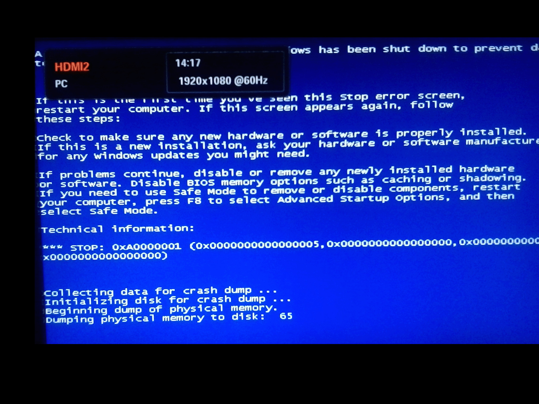 Blue Screen Error Wallpaper (72+ images)