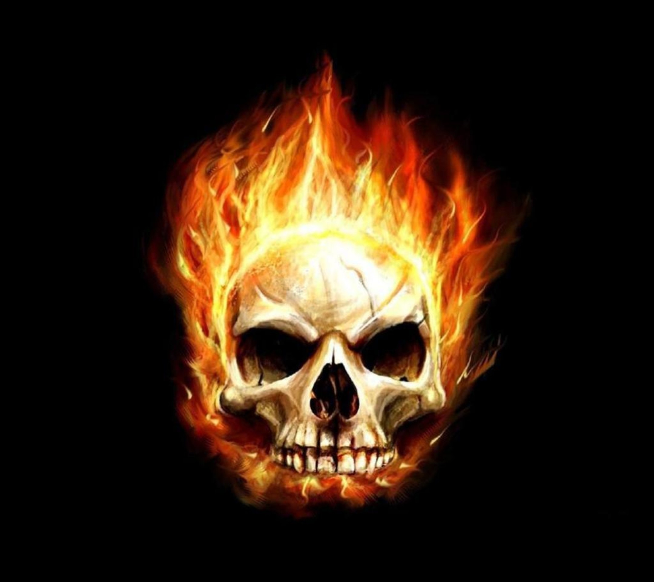 Blue Fire Skull Wallpaper (58+ images)