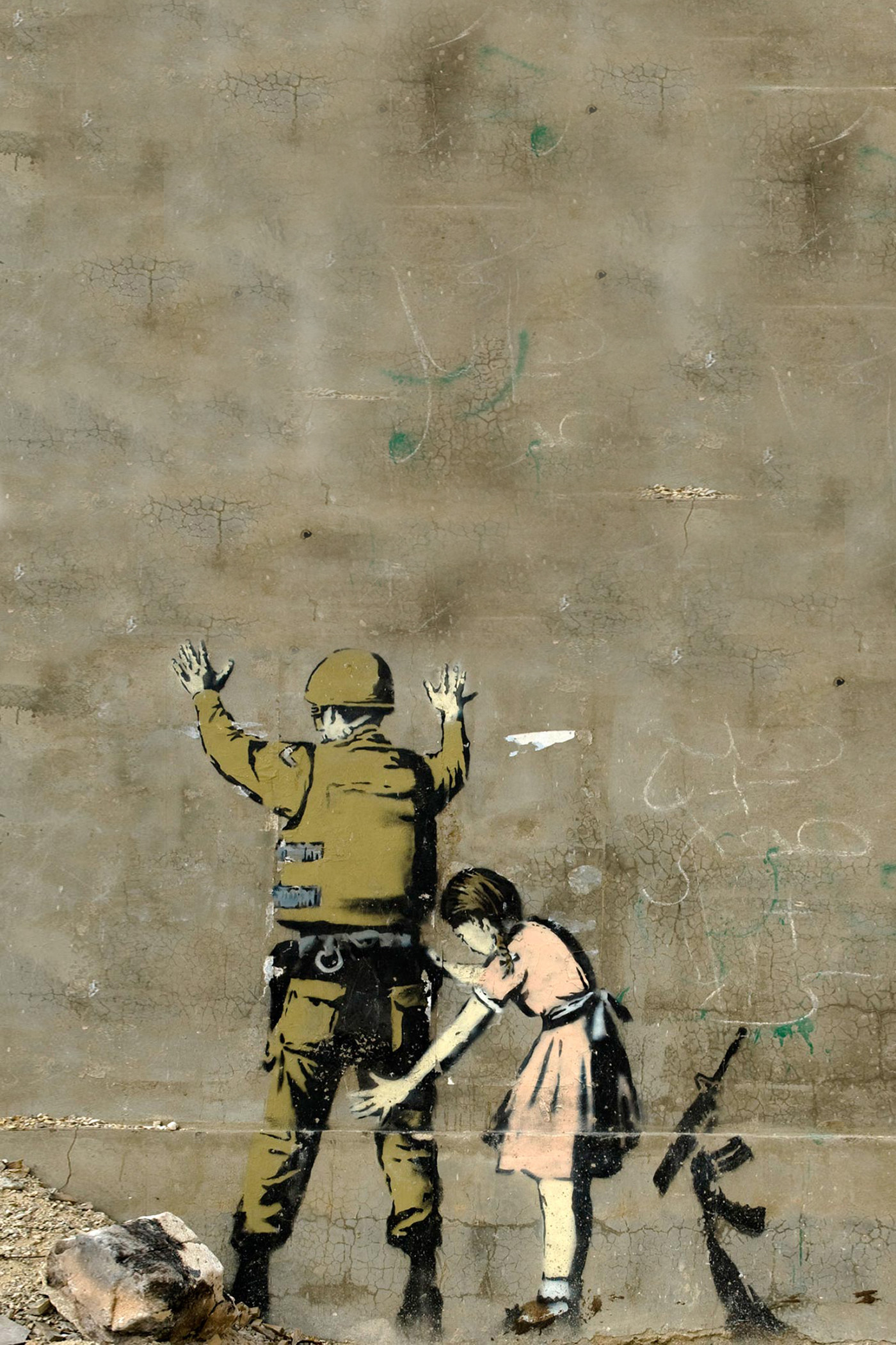 Banksy Iphone X Wallpaper Artistic Joyful